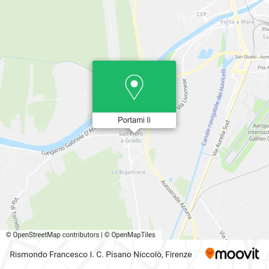 Mappa Rismondo Francesco I. C. Pisano Niccolò