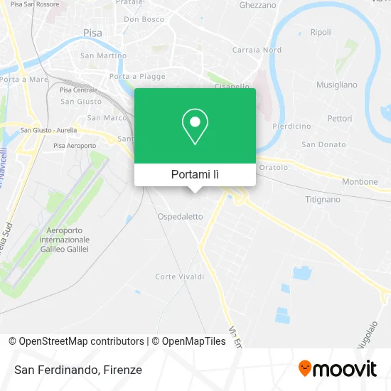 Mappa San Ferdinando