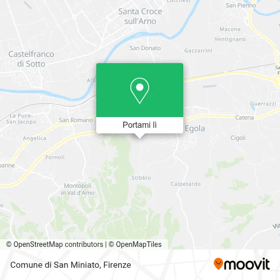 Mappa Comune di San Miniato