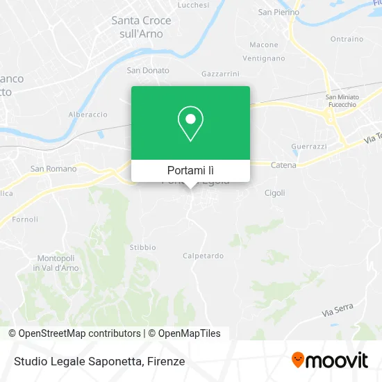 Mappa Studio Legale Saponetta