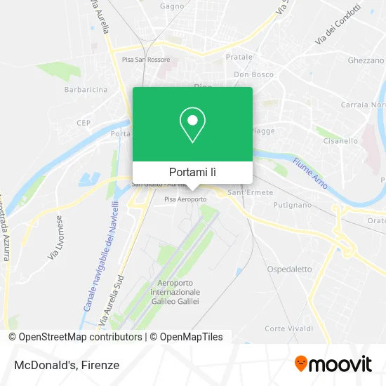 Mappa McDonald's