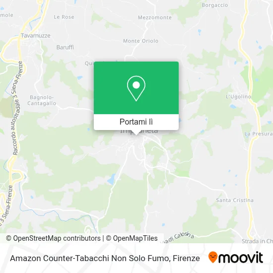 Mappa Amazon Counter-Tabacchi Non Solo Fumo