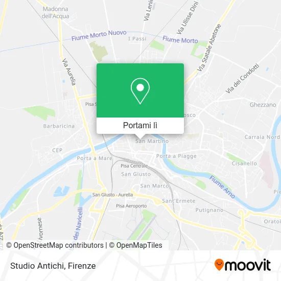 Mappa Studio Antichi