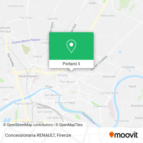 Mappa Concessionaria RENAULT
