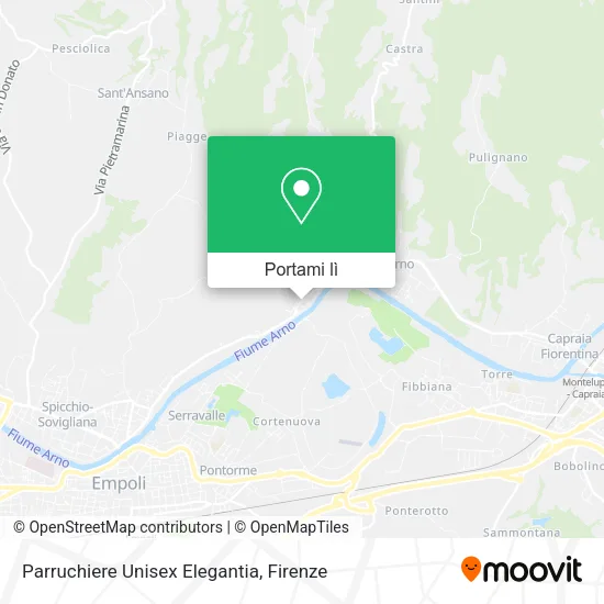 Mappa Parruchiere Unisex Elegantia