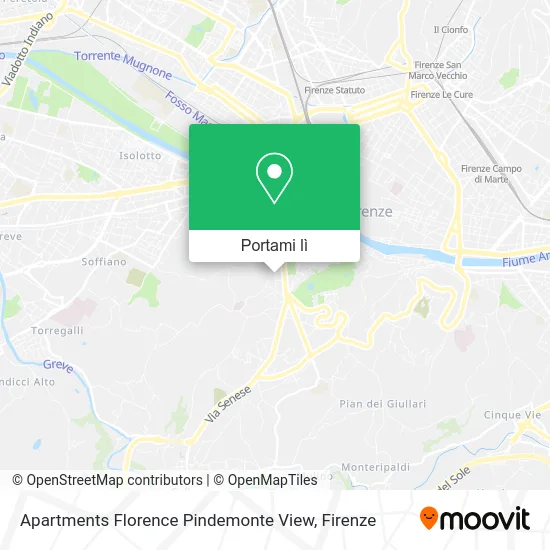 Mappa Apartments Florence Pindemonte View