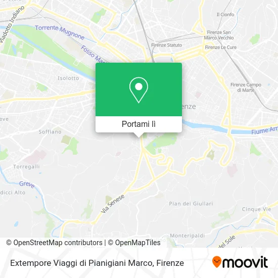 Mappa Extempore Viaggi di Pianigiani Marco