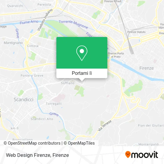 Mappa Web Design Firenze