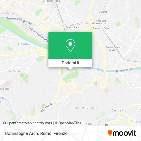 Mappa Boninsegna Arch. Remo