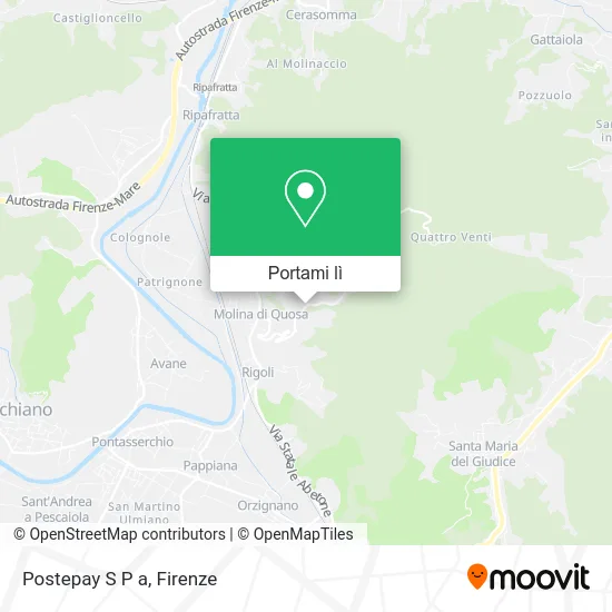 Mappa Postepay S P a