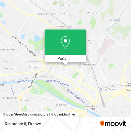 Mappa Ristorante il