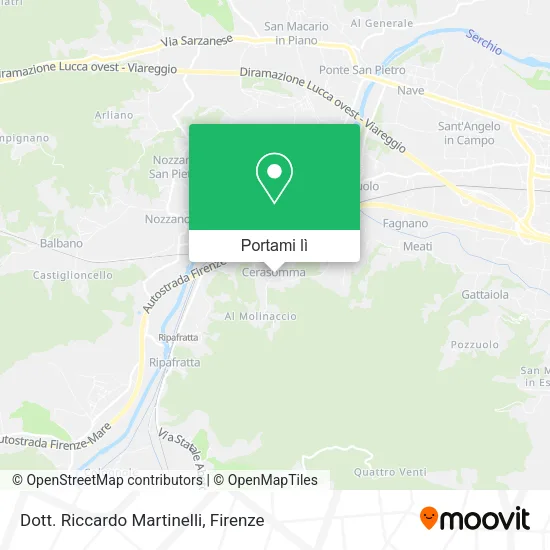 Mappa Dott. Riccardo Martinelli