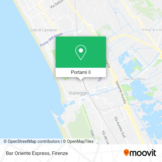 Mappa Bar Oriente Express