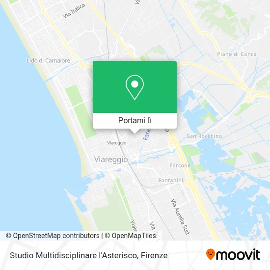 Mappa Studio Multidisciplinare l'Asterisco