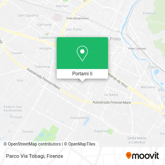 Mappa Parco Via Tobagi