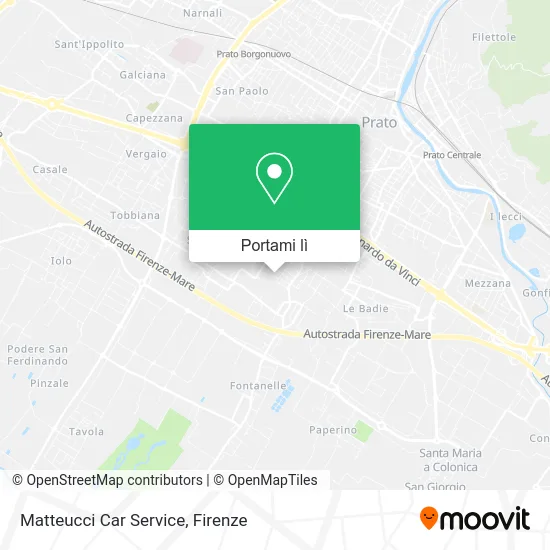 Mappa Matteucci Car Service