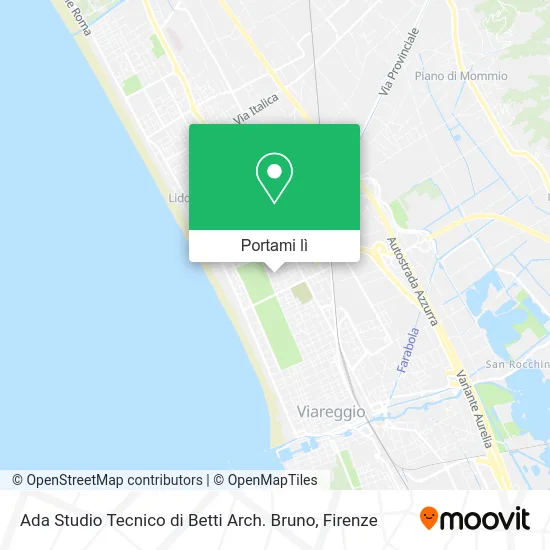 Mappa Ada Studio Tecnico di Betti Arch. Bruno
