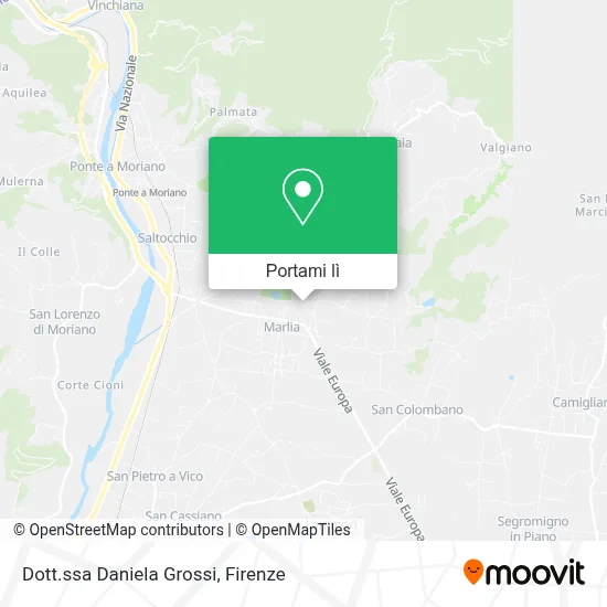Mappa Dott.ssa Daniela Grossi