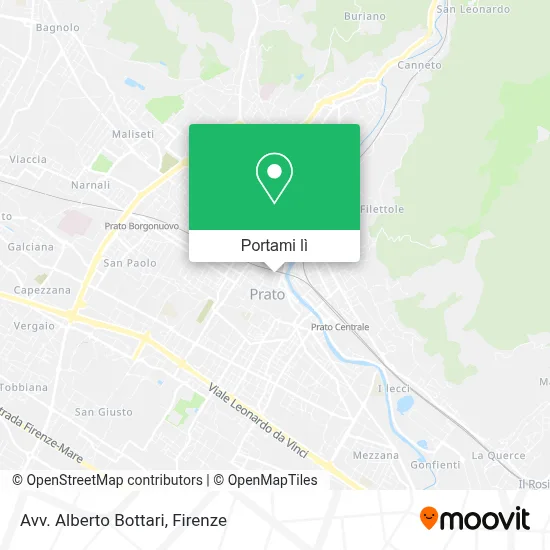 Mappa Avv. Alberto Bottari