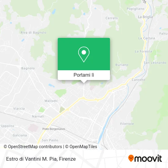 Mappa Estro di Vantini M. Pia