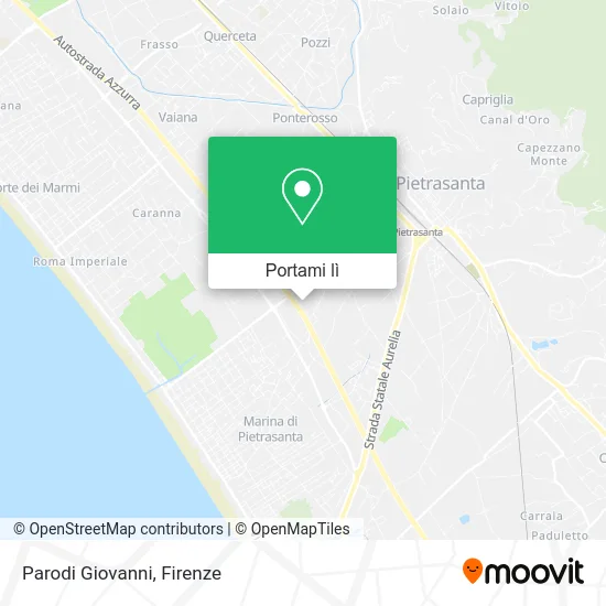 Mappa Parodi Giovanni