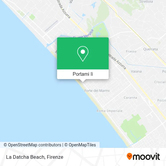 Mappa La Datcha Beach