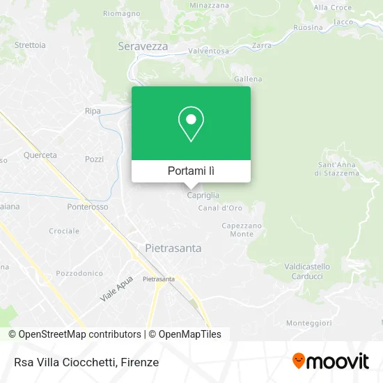 Mappa Rsa Villa Ciocchetti