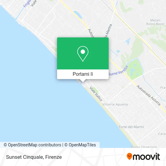 Mappa Sunset Cinquale