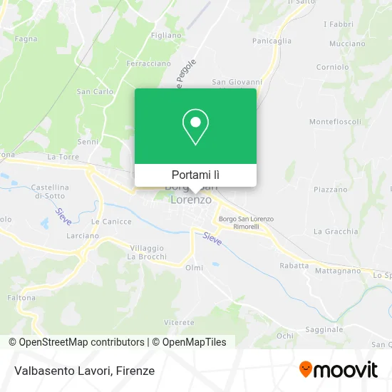 Mappa Valbasento Lavori