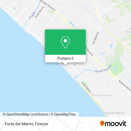 Mappa Forte dei Marmi
