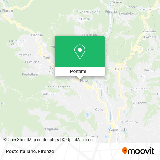 Mappa Poste Italiane