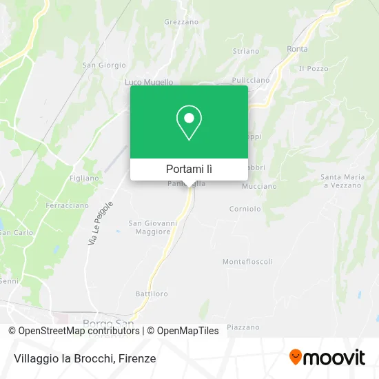 Mappa Villaggio la Brocchi