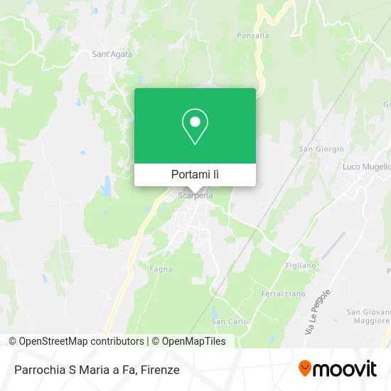 Mappa Parrochia S Maria a Fa