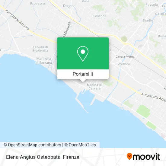 Mappa Elena Angius Osteopata