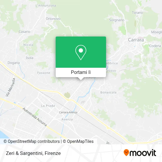 Mappa Zeri & Sargentini