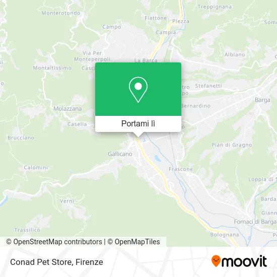 Mappa Conad Pet Store