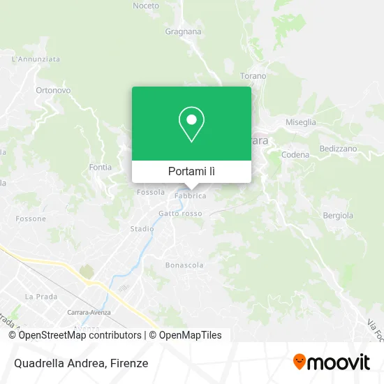 Mappa Quadrella Andrea