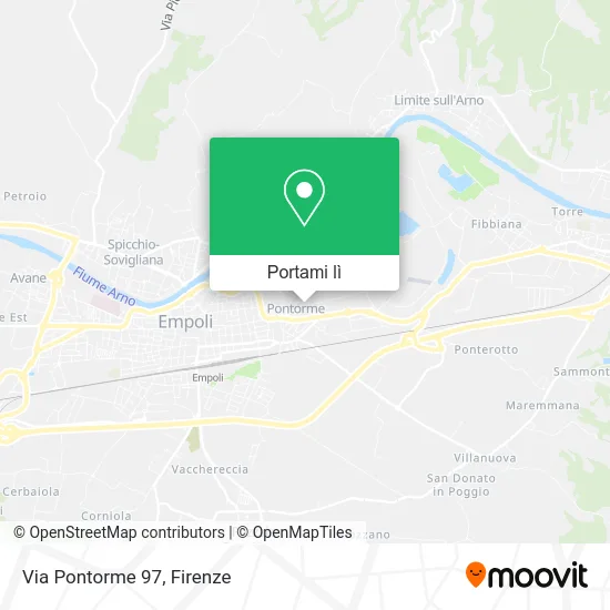 Mappa Via Pontorme  97