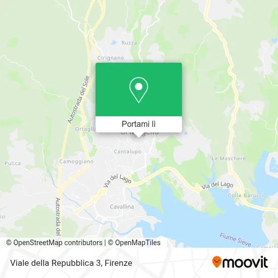 Mappa Viale della Repubblica  3