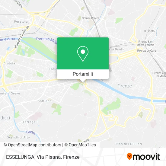 Mappa ESSELUNGA, Via Pisana