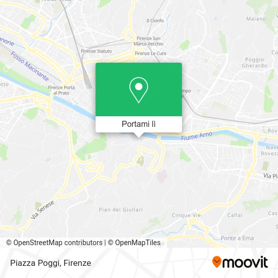 Mappa Piazza Poggi
