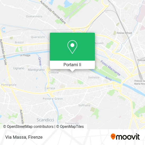 Mappa Via Massa