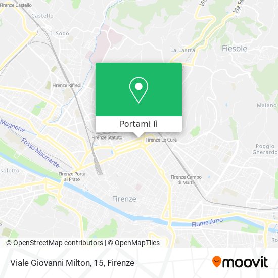 Mappa Viale Giovanni Milton, 15