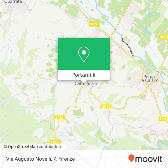Mappa Via Augusto Novelli, 7