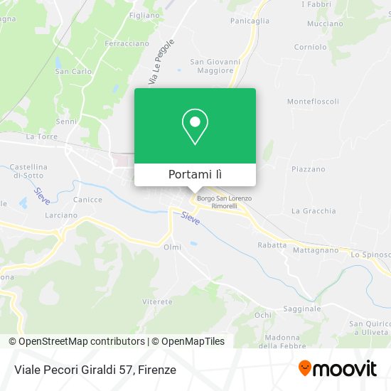 Mappa Viale Pecori Giraldi 57