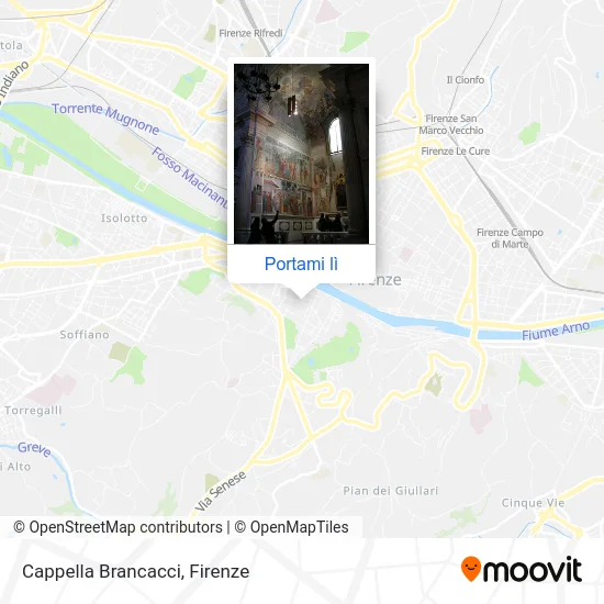 Mappa Cappella Brancacci