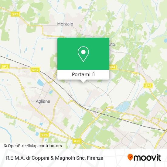 Mappa R.E.M.A. di Coppini & Magnolfi Snc