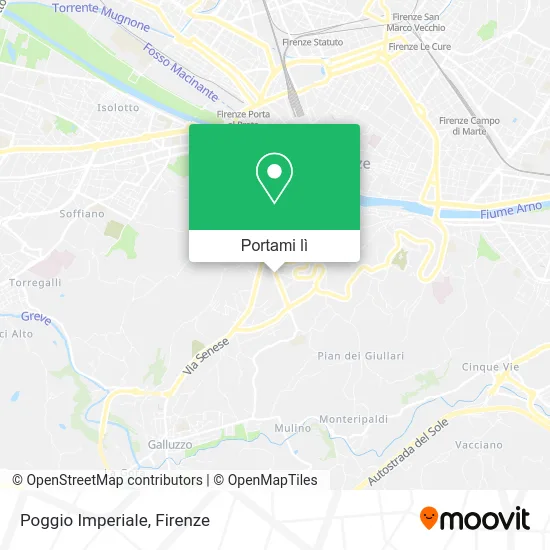 Mappa Poggio Imperiale