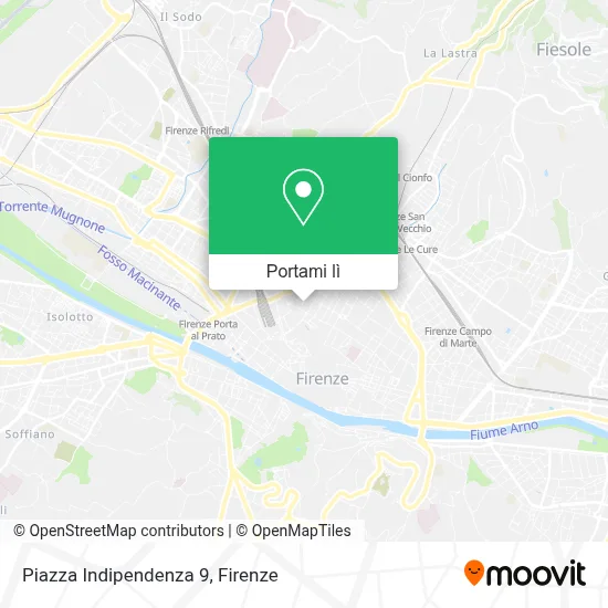 Mappa Piazza Indipendenza 9