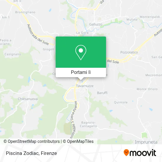 Mappa Piscina Zodiac